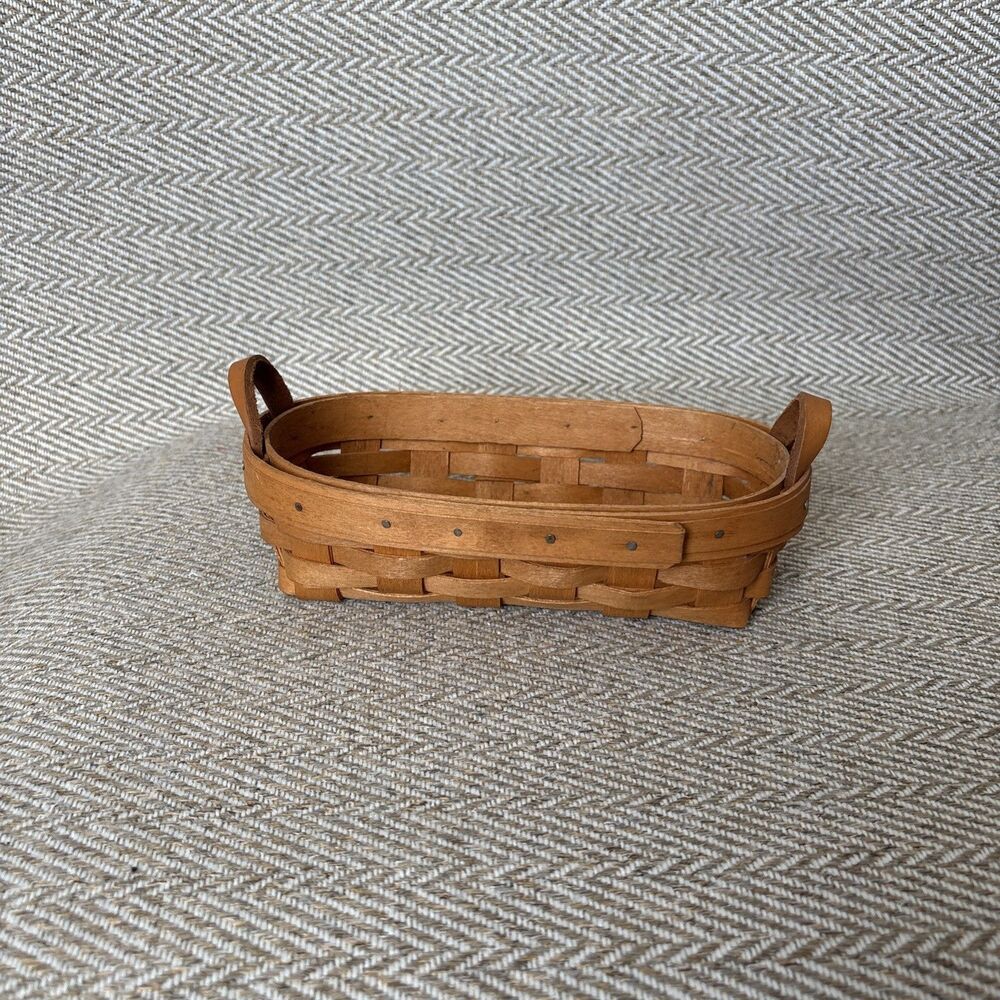 Longaberger Vintage Basket Bundle Of 3 - Picture 10 of 12